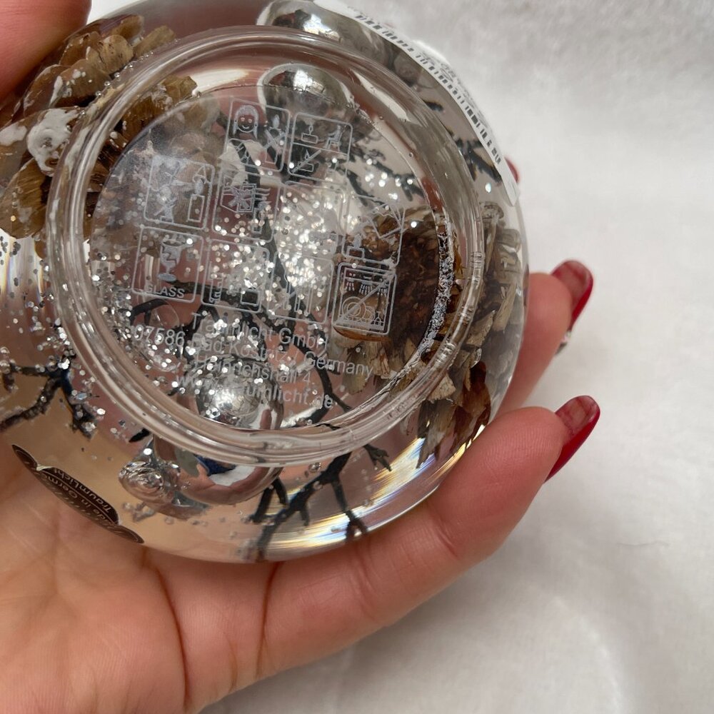 NWT Made in Germany Handemade Crystal Dreamlight "Winter Story" Candle Holder - Picture 9 of 12